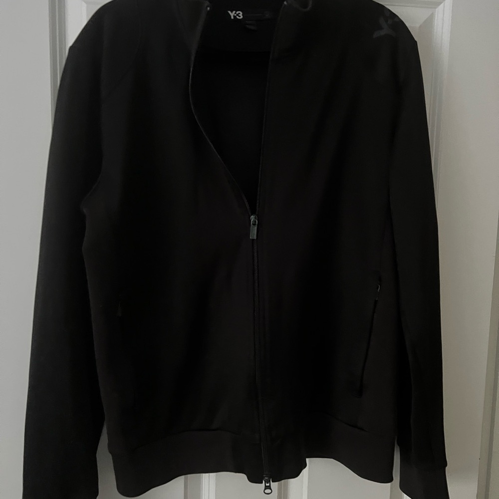 Y-3 Adidas Black Full-Zip Jacket